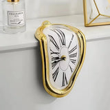Surreal Melting Distorted Wall Clock