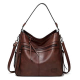 Women’s Large Capacity Leather Travel Bag