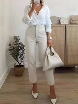 Versatile high-waisted vintage pants