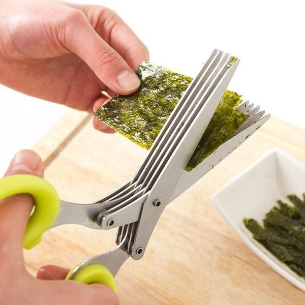 5 blade kitchen salad scissors (buy 1 get 1 free)
