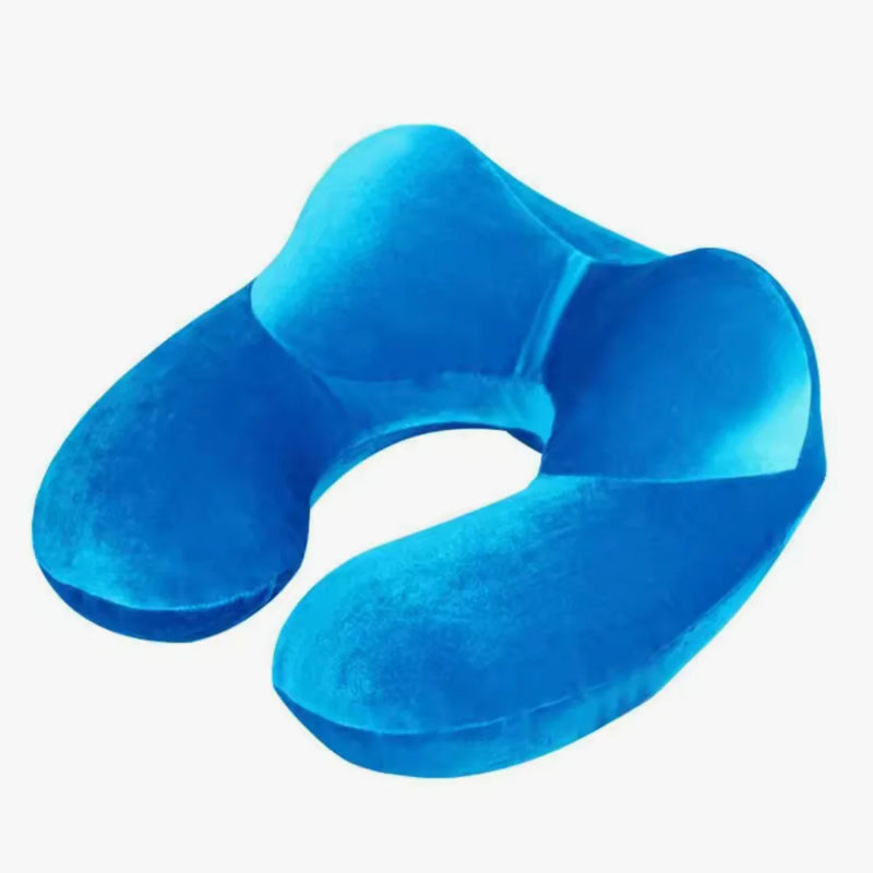 Inflatable U-Shape Travel Pillow for Neck Support