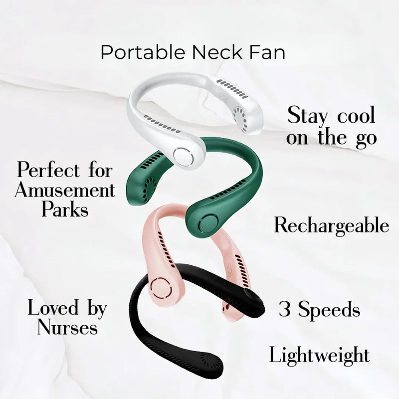 Portable Neck Fan – Stay Cool Anywhere