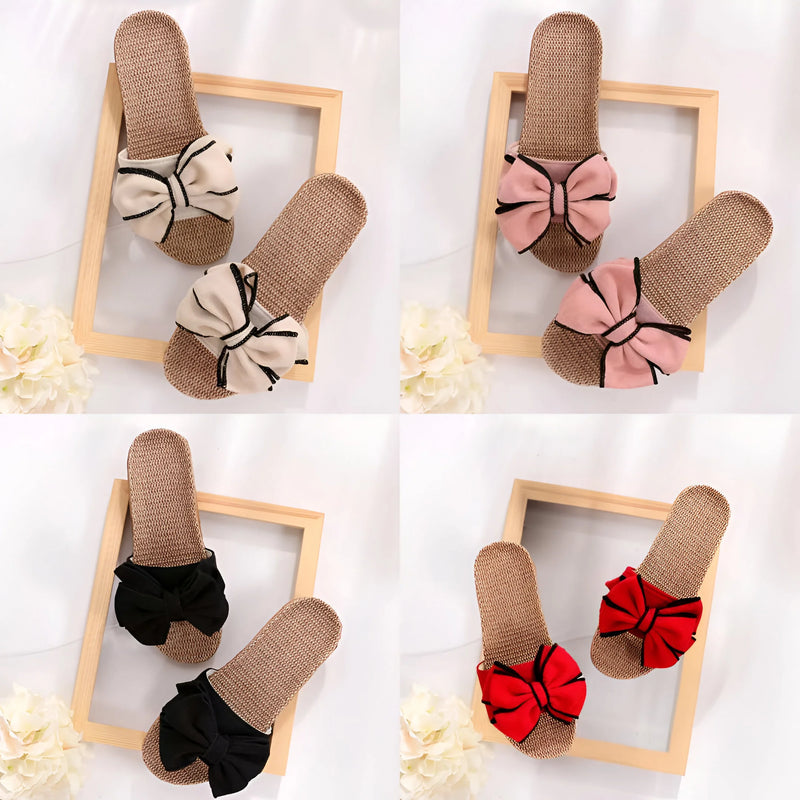 Graceful Butterfly Bow Sandals