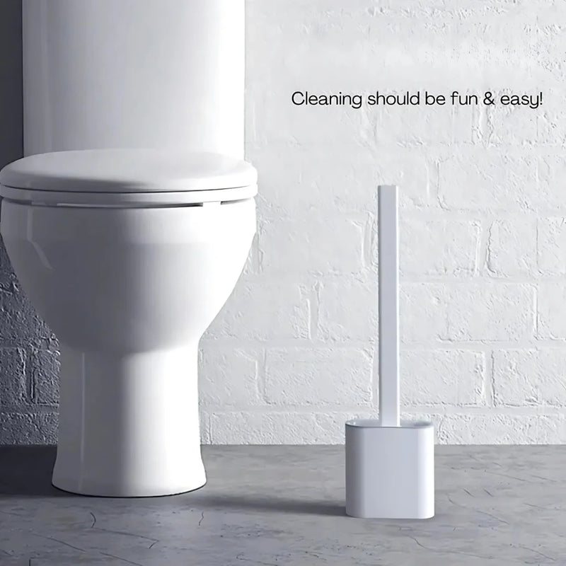 QuickDry Silicone Toilet Brush