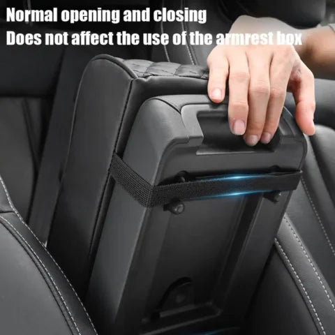 Car Armrest Cover with Storage Pocket