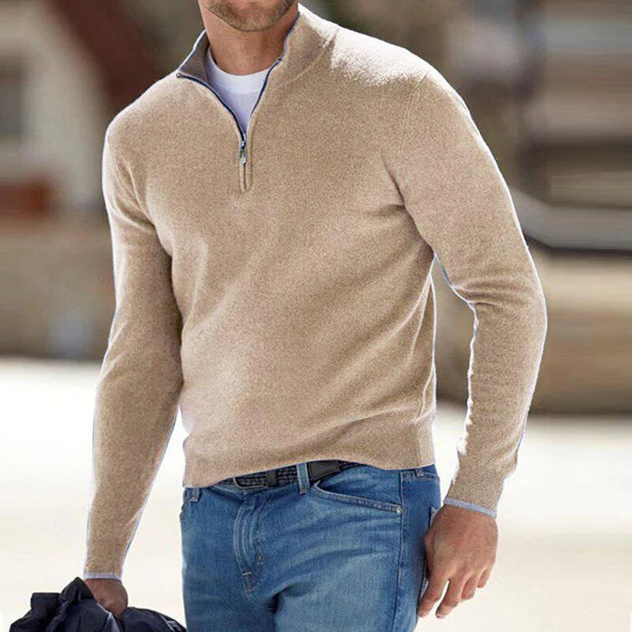 Men’s V-Neck Lightweight Pullover Sweater