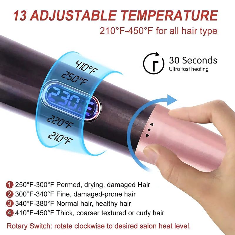 2-in-1 Hair Straightener & Curler