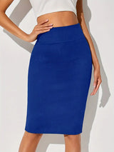 Women's high-waisted bodycon skirt