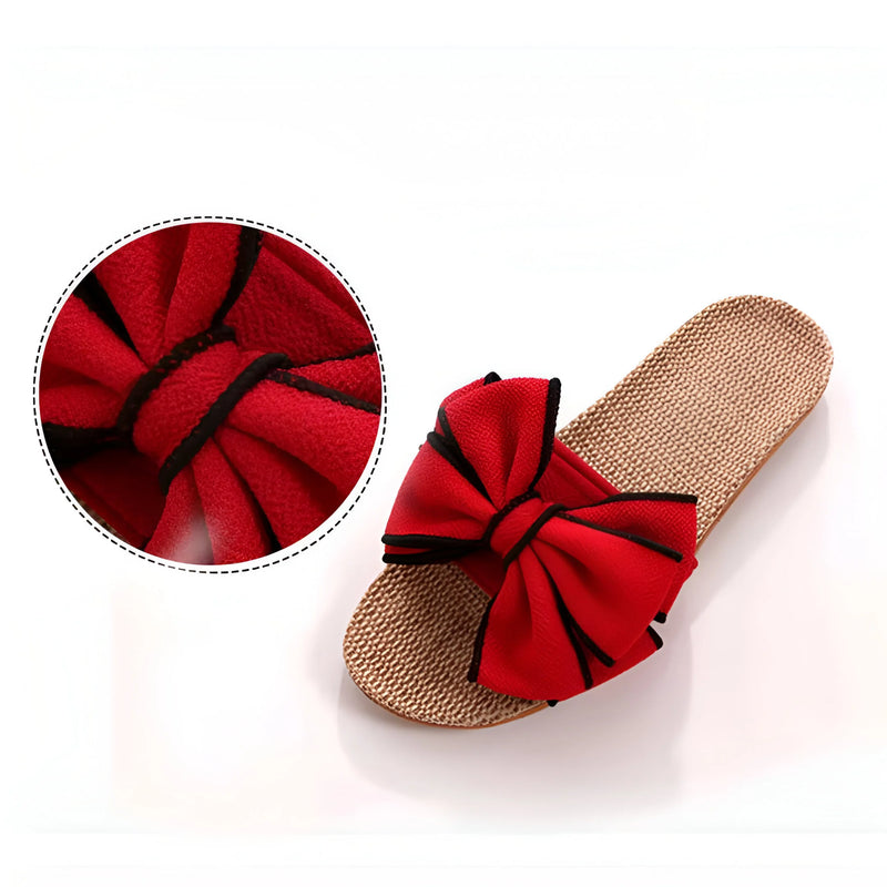 Graceful Butterfly Bow Sandals