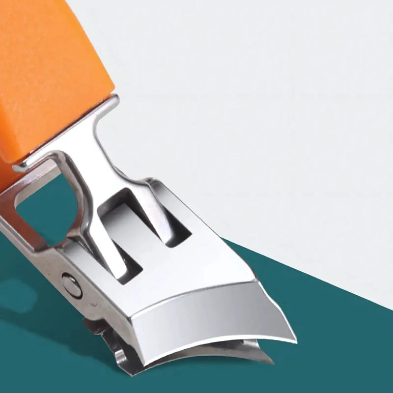 Wide Jaw Nail Clipper with Anti-Splash Design
