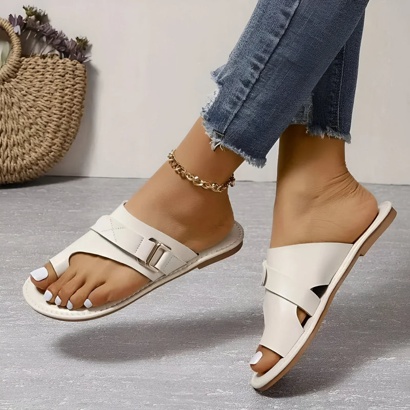 Women’s Buckle Slide Sandals