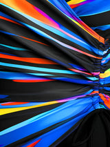 Women's Off-the-Shoulder Multi-Color Swimsuit