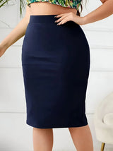 Women's Casual High-Waist Pleated Skirt