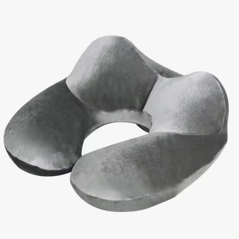 Inflatable U-Shape Travel Pillow for Neck Support