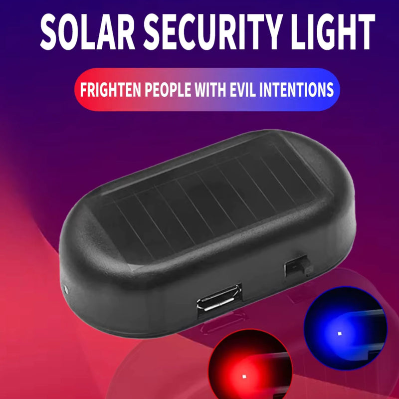 Solar-Powered Car Anti-Theft Light