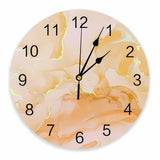 Silent Marble Gradient Color Wall Clock