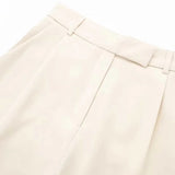 Women's high-waisted vintage zipper pants