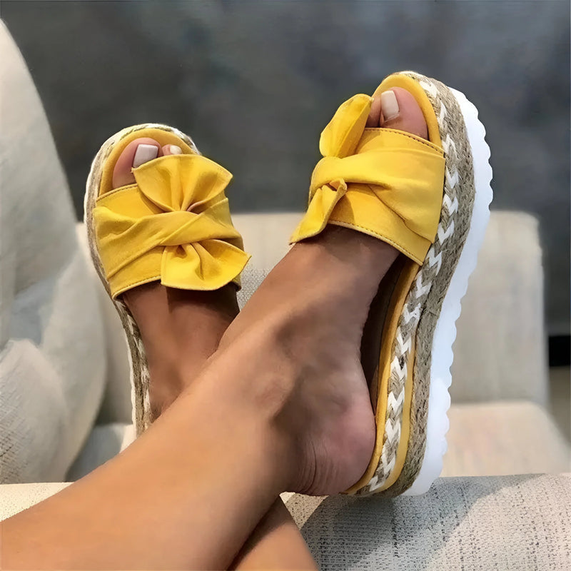 Open-Toe Slip-On Summer Slippers