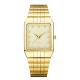 Golden Quartz Watch for Men and Women