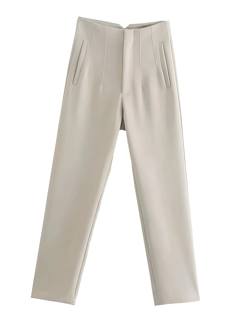 Versatile high-waisted vintage pants