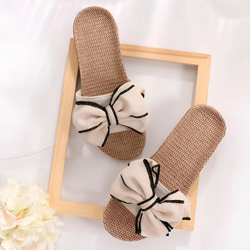 Graceful Butterfly Bow Sandals