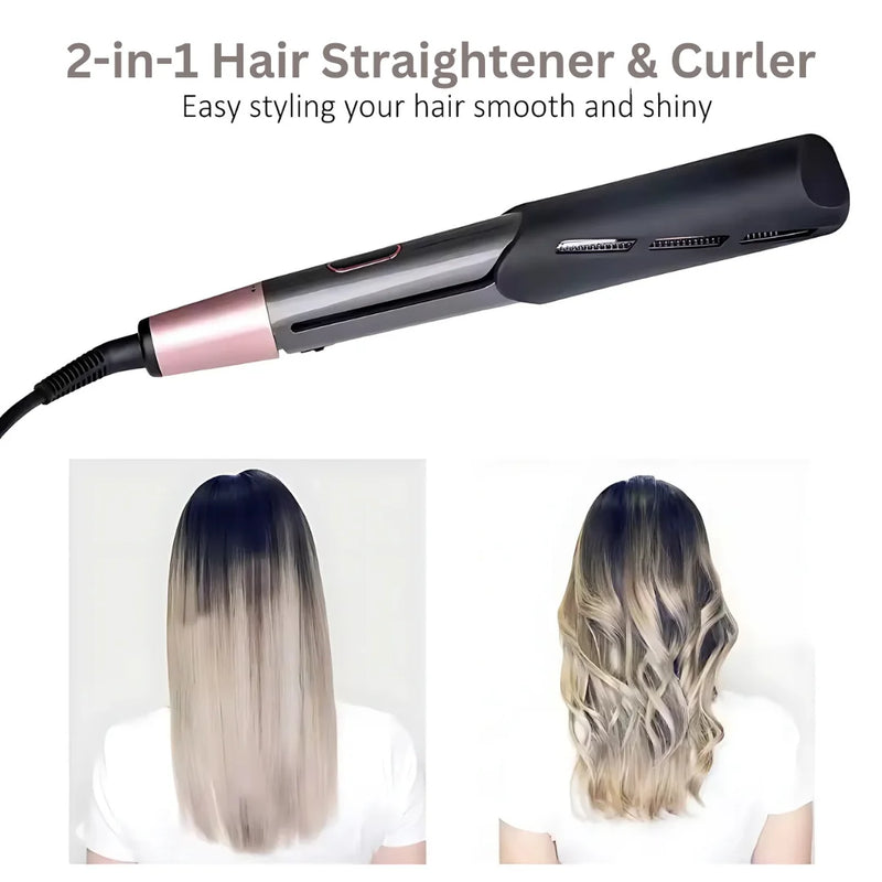 2-in-1 Hair Straightener & Curler