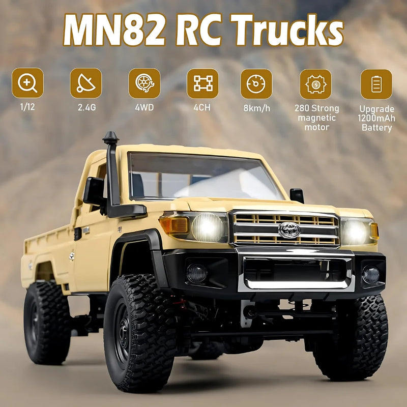 MN82 RC Pickup Truck 4WD 1/12 Scale