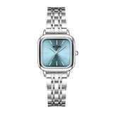 Women's Tonneau Dial Stainless Steel Watch