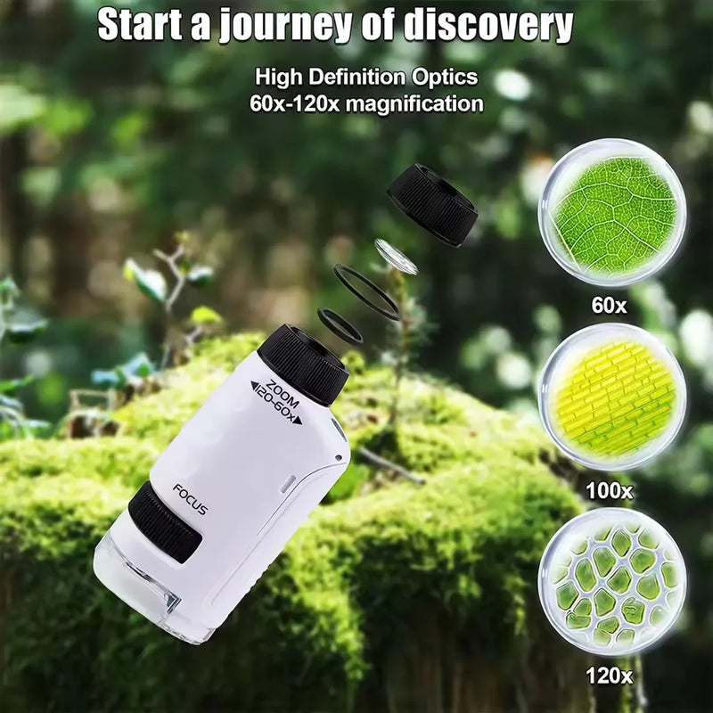 Portable Mini Kids Microscope