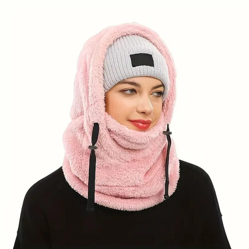 Adjustable Velvet Winter Ski Mask