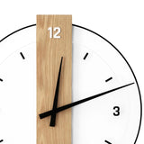 Silent Wooden Wall Clock