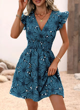 Floral Print A-Line Mini Dress