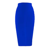 Women's vintage bandage midi skirt
