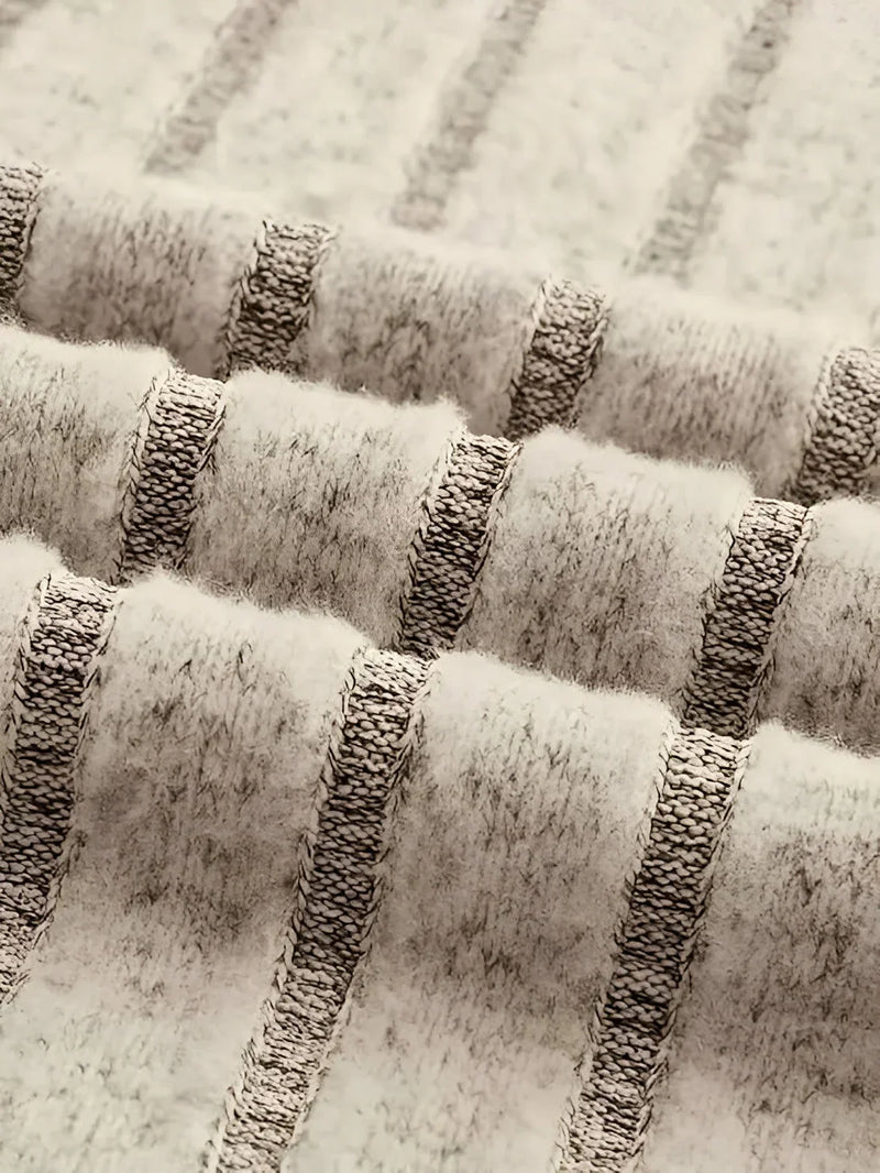 Women's high-waist ribbed knit pencil skirt