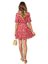 Charming Summer Floral Mini Dress