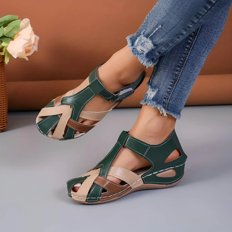 Women’s Closed Toe Wedge Sandals