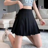 High-waist pleated mini skirt – Comfortable & versatile