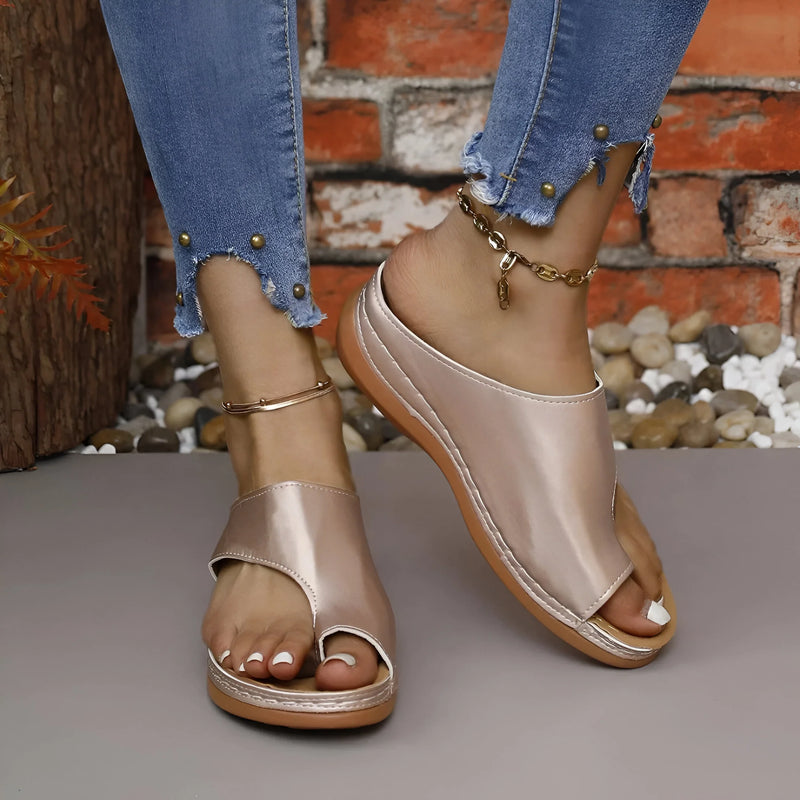 Stylish Dressy Flip Flop Wedge Sandals