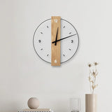 Silent Wooden Wall Clock