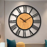 Rustic Roman Wall Clock