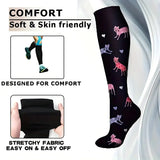 6-Pair Compression Socks for Pain Relief & Daily Comfort