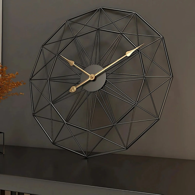 Polygonal Modern Wall Clock