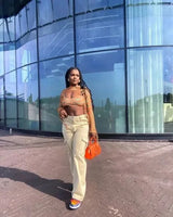 Women's Adjustable Streetwear-Style Cargo Pants