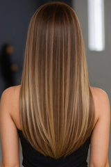 Silk-Top Human Hair Topper | Seamless Blend, Thin Hair Solution