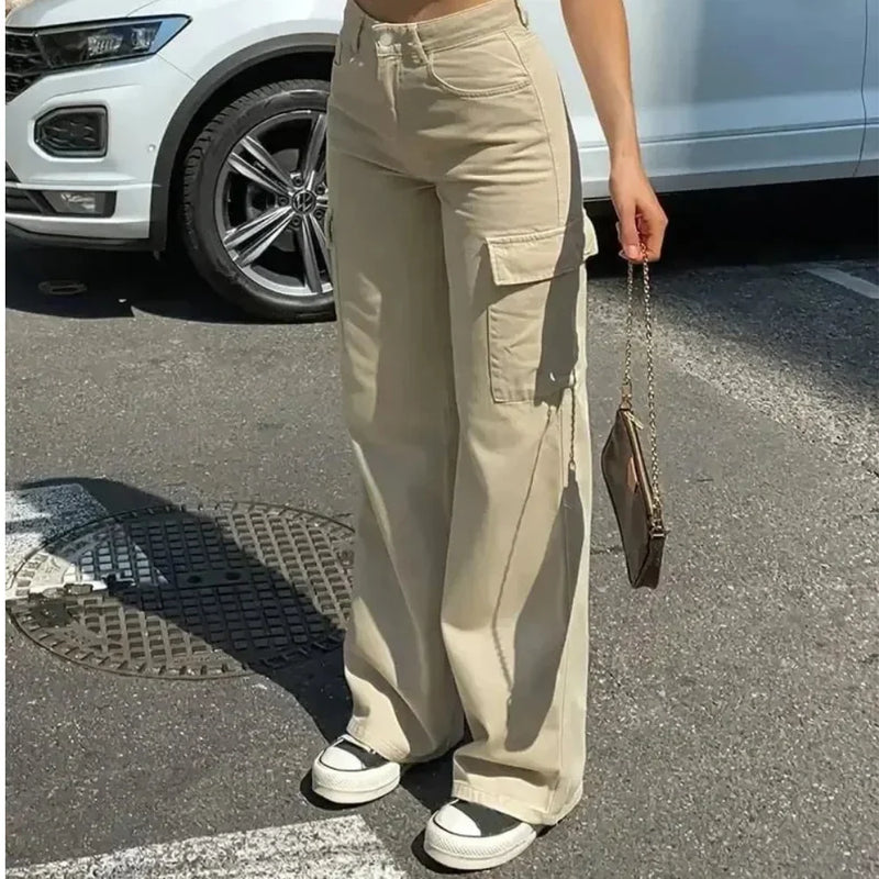 Women's Adjustable Streetwear-Style Cargo Pants