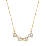 Clover Hearts Necklace