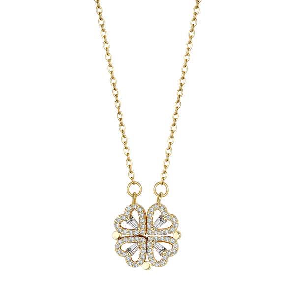 Clover Hearts Necklace