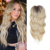 Natural Wavy Hair Topper | Seamless & Natural look