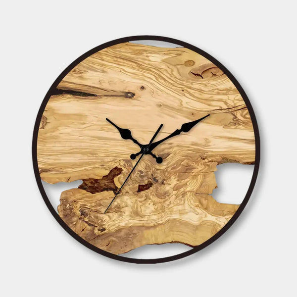 Transparent Acrylic Wood Wall Clock