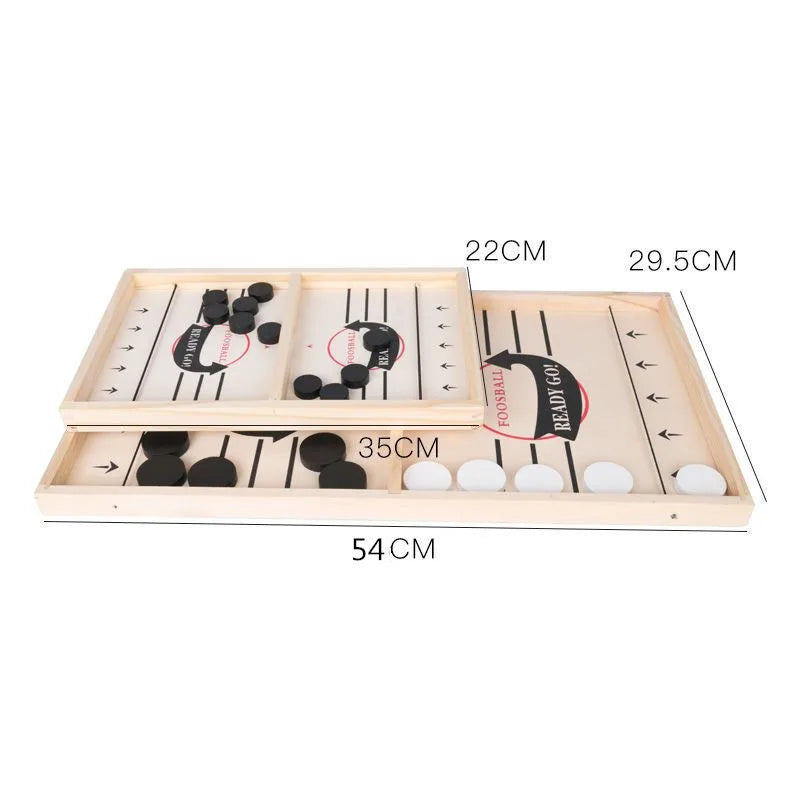 Table Hockey Sling Puck Board Game